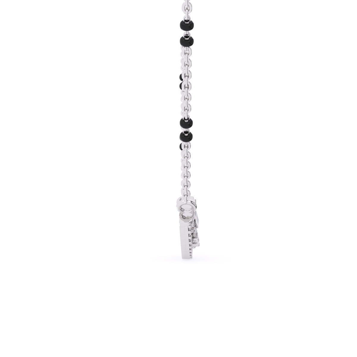 Lavish Pear Shaped Diamond Mangalsutra